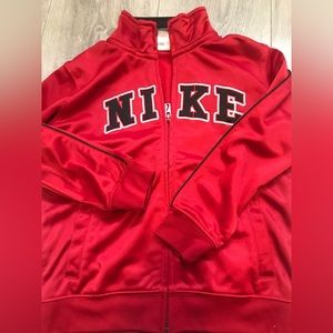 Nike red jacket size 6 boys